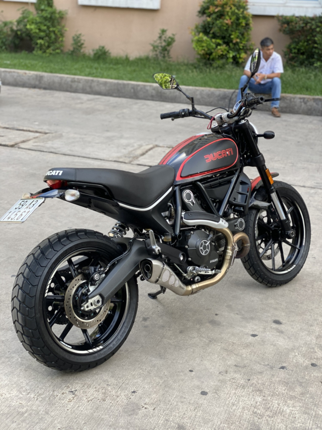 _ Can Ban Ducati Scrambler icon 800 ABS Goc mau do Dan Decal Tem trum Dang ky 2018 HQCN