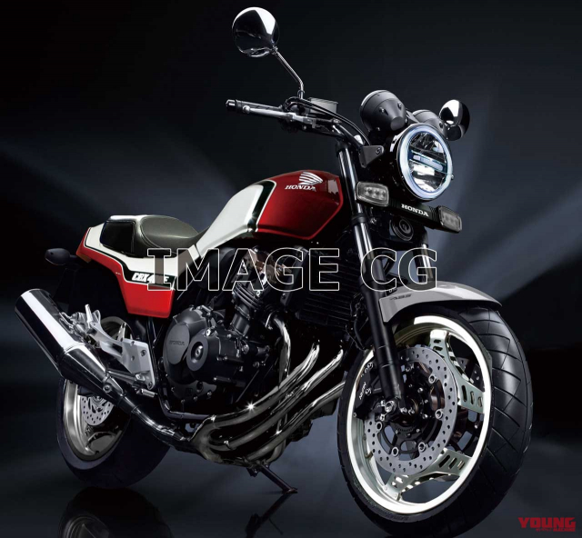 Honda CBX400F tiet lo hinh anh render moi nhat - 5