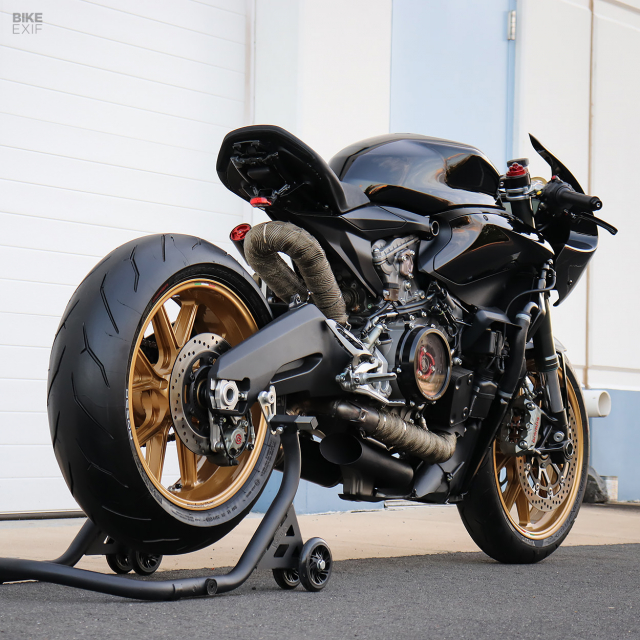 Ducati Panigale lot xac phong cach Cafe Racer tu Jett Design - 4
