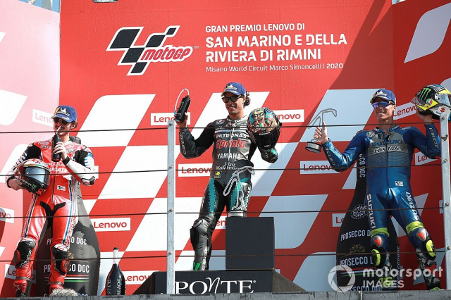 Franco Morbidelli bo tui chien thang dau tien tai Misano MotoGP 2020