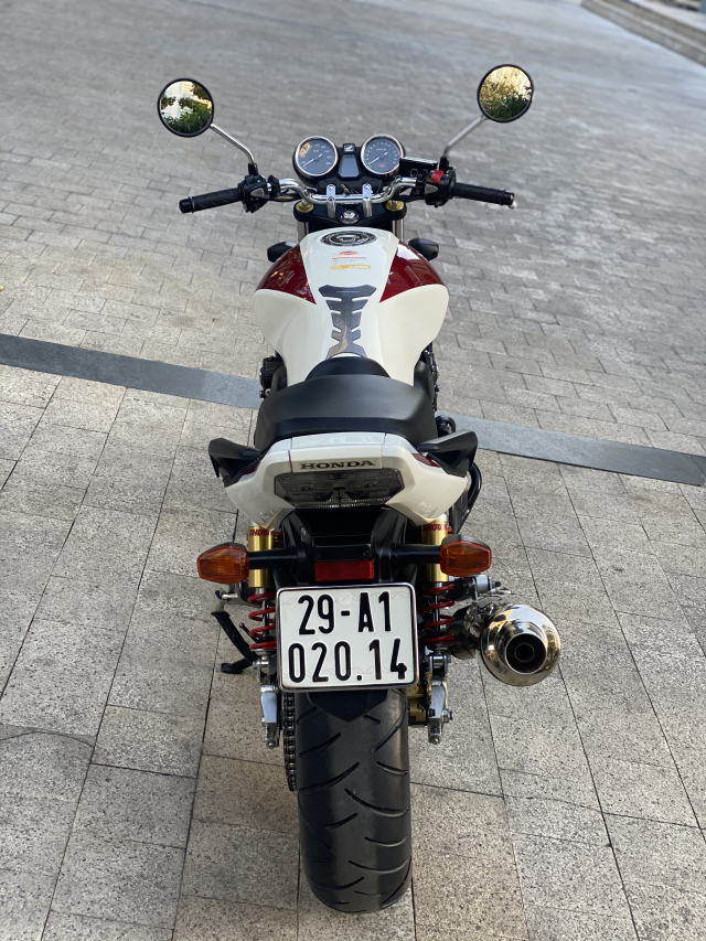 _ Moi ve Honda CB400 Revo ABS Mau Trang Do Dang ky 2016 HQCN chinh chu odo 7800km km - 2