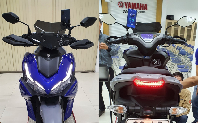 NVX V2 2021 Nắp lọc gió nắp pôe đồ chơi Koso cho xe Yamaha NVX V2 2021  299vn