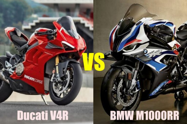 Ducati Panigale V4 R va BMW M1000RR tren ban can thong so