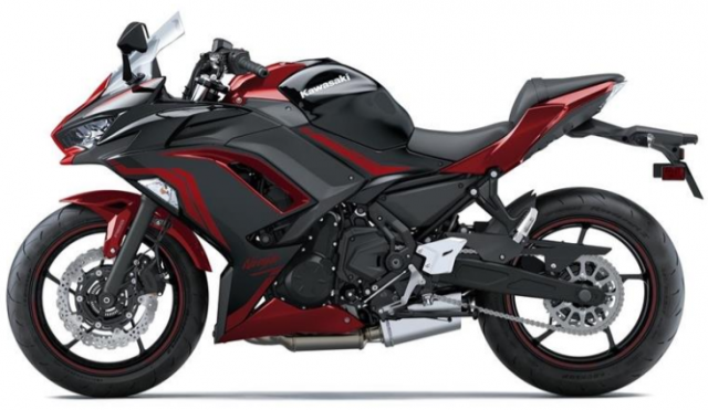 Kawasaki Ninja 650 2021 lo dien mau moi