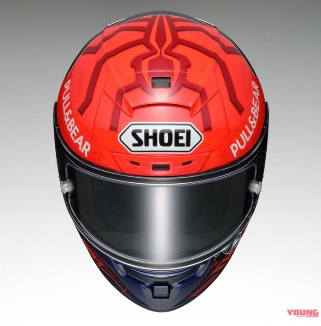 Shoei X14 Marquez 6 ra mat phien ban danh cho Marc Marquez tai MotoGP 2021 - 5