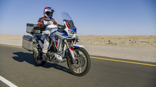 Honda Africa Twin tiep tuc lo dien thiet ke Radar hanh trinh