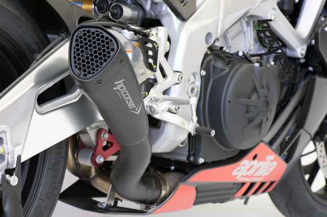 Hp corse đã tung ra hai ống xả mới dành cho aprilia rsv4