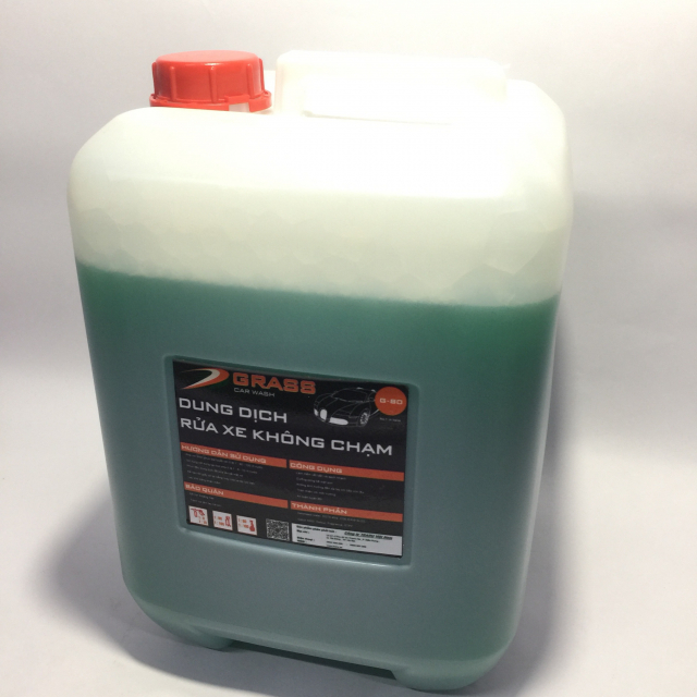 Nuoc rua xe khong cham Grass G80 20L