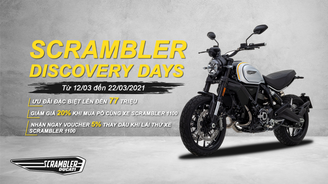 Scrambler Discovery Days co hoi co 1 0 2 cho cac tin do Ducati