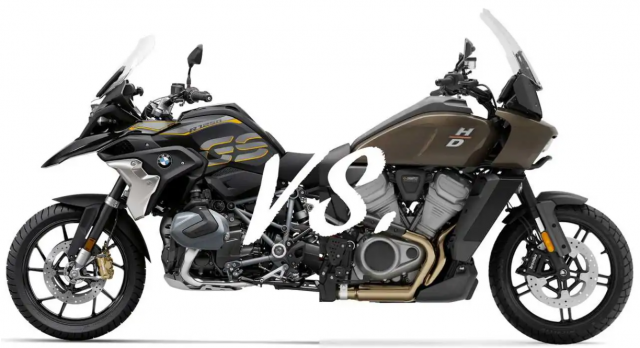 BMW R1250GS va HarleyDavidson Pan America tren ban can thong so