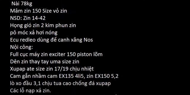 CLIP Ex 150 zin gan binh NOS dat 160 kmh - 3