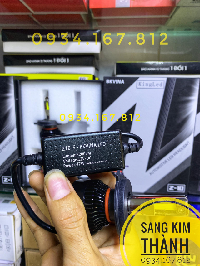 Den Pha Led King Led Z10S Chinh Hang - 4