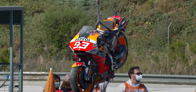 Marquez bi huy diet sau chang dua thu 4 cua MotoGP 2021 tai Jerez Tay Ban Nha