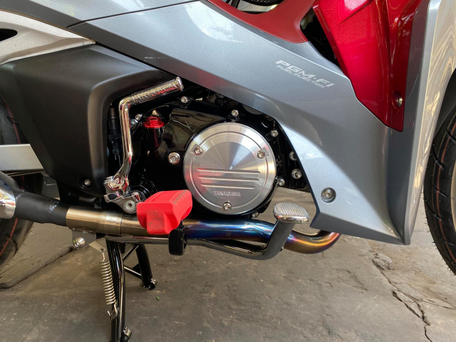 Bom tan Wave 125 do het bai tu dong co den trang bi ben ngoai - 8