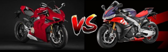 Ducati Panigale V4 S va Aprilia RSV4 Factory 2021 tren ban can thong so