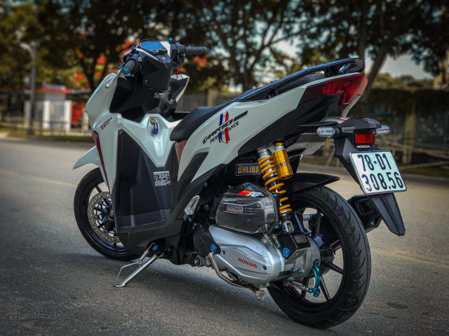 Vario 150 don mau trang la lung linh nhu Ngoc Trinh - 7