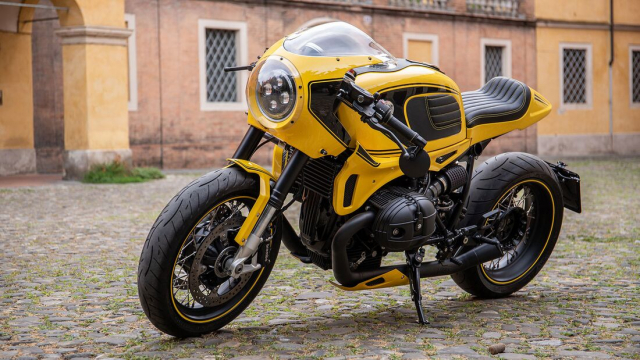 BMW RnineT do theo phong cach xe dua retro - 6