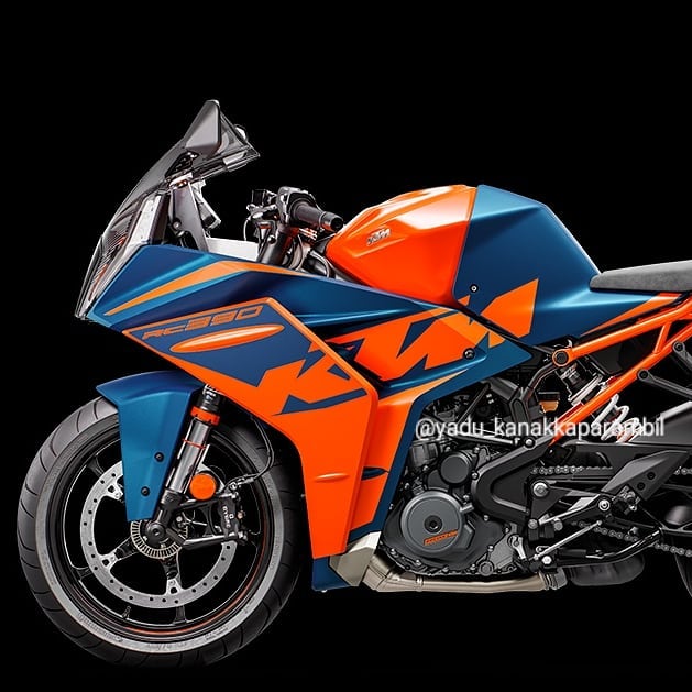 Chi tiet KTM RC 390 2022 lo dien gay nhieu that vong - 5