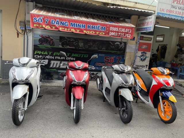 _ Moi ve Duoc Khoang 25 xe SH 350i Viet Nam du mau Trang Xam Sporty Do Dang ky co lien bam - 6