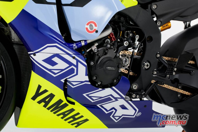 Yamaha R1 GYTR VR46 Tribute trinh lang tam biet Valetino Rossi - 8