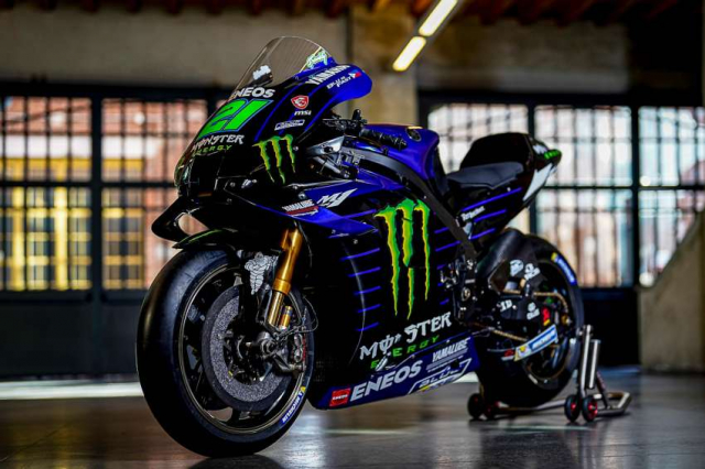 Monster Energy Yamaha MotoGP 2022 ra mat mau sac moi - 5