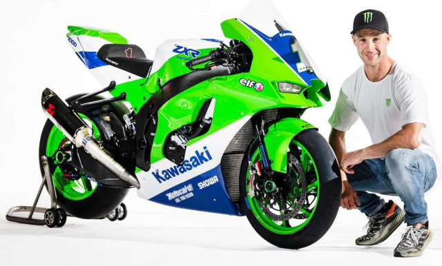 Một bản sao kawasaki zx-10rr của tay đua worldsbk đã được bán đấu giá