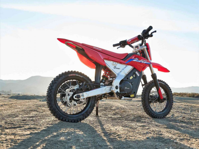 HONDA va GREENGER hop tac phat trien xe dia hinh chay dien CRFE2 danh cho tre em - 3