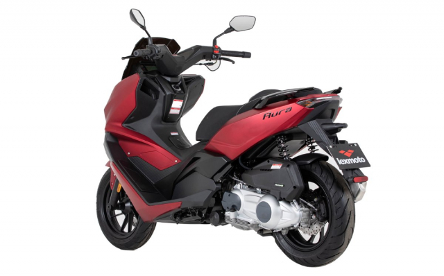 Lexmoto Aura 300 2022 ra mat san sang thach thuc Yamaha XMax - 4