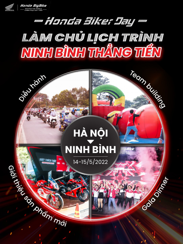 Honda Biker Day 2022 Dai nao Ninh Binh voi su quy tu cua hang tram xe mo to Honda - 3