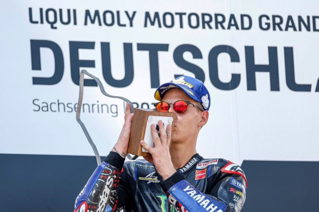 Fabio Quartararo gianh chien thang xuat sac o Sachsen Ring dan dau bang xep hang MotoGP - 9