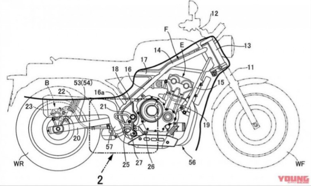 Honda cl300 tiếp tục được cấp bằng sáng chế mới