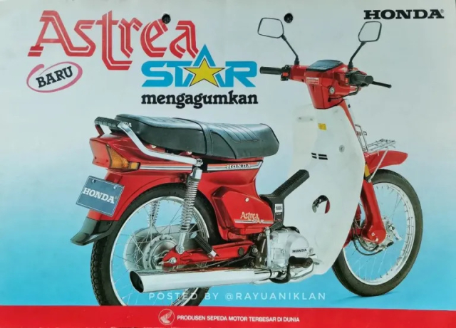 Honda Astrea Grand mẫu xe đang được khá nhiều người săn đón tại Indonesia   Xe 360