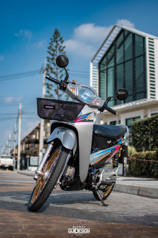 Wave 125 voi phong cach phoi mau dep ngat ngay - 3