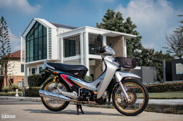 Wave 125 voi phong cach phoi mau dep ngat ngay - 7