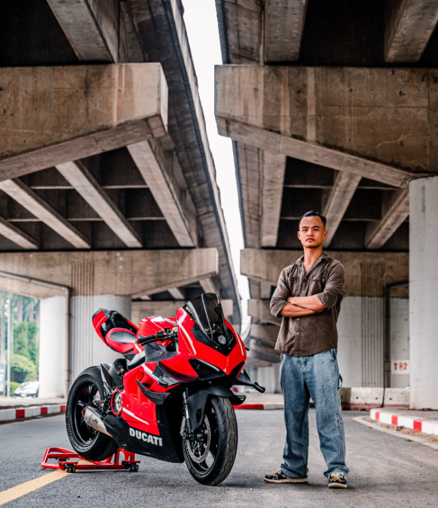 Ducati Panigale 899 do bodykit Superleggera V4 cua GIBA Moto - 15