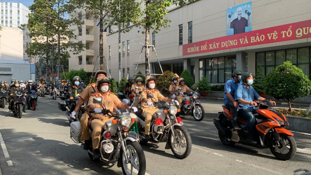 Cong an Thanh pho Ho Chi Minh ra quan tran ap toi pham dip Tet Quy Mao 2023 - 5