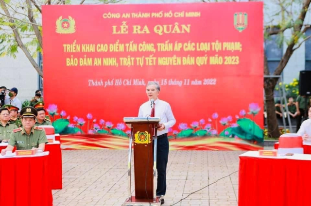 Cong an Thanh pho Ho Chi Minh ra quan tran ap toi pham dip Tet Quy Mao 2023 - 7