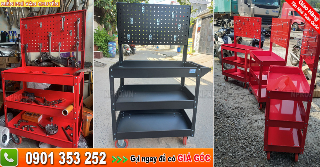 Xe day dung cu garage ke dung do nghe xe may thiet bi sua xe - 2