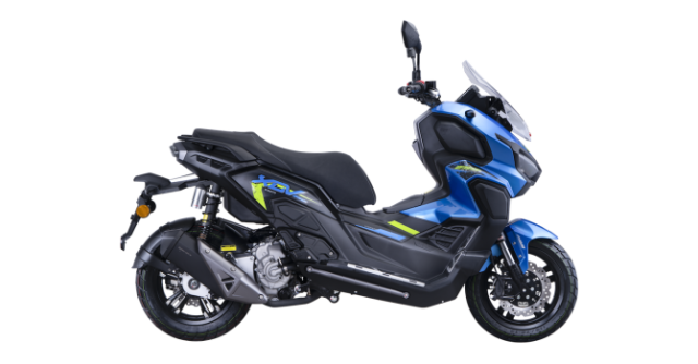 WMOTO XDV250 2023 mau xe tay ga Adventure 250cc ra mat tai Malaysia - 3