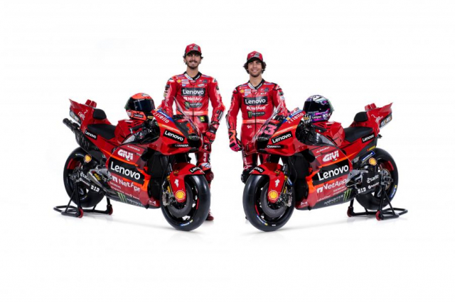 Doi dua Ducati Lenovo Team MotoGP 2023 chinh thuc trinh lang - 3