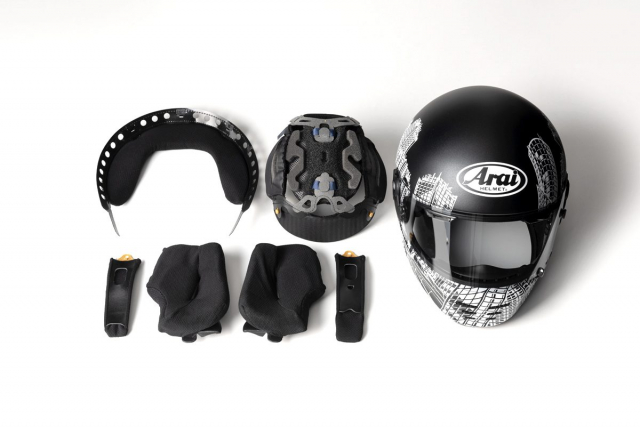 Ra mat ARAI RAPIDENEO ROARS BLACK 2023 - 7