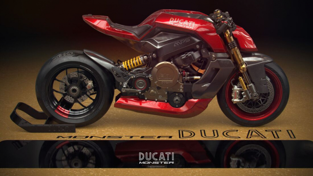 Tiet lo Ducati Monster voi he dan dong dien - 3