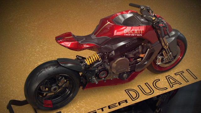 Tiet lo Ducati Monster voi he dan dong dien - 5
