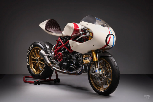 DUCATI Monster 749 do cafe racer an tuong den tu Estonia - 4