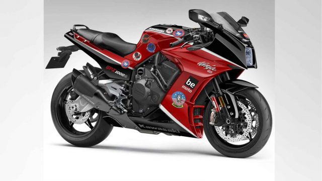 Kawasaki J  Siêu mô tô điện 3 bánh sắp sửa ra mắt