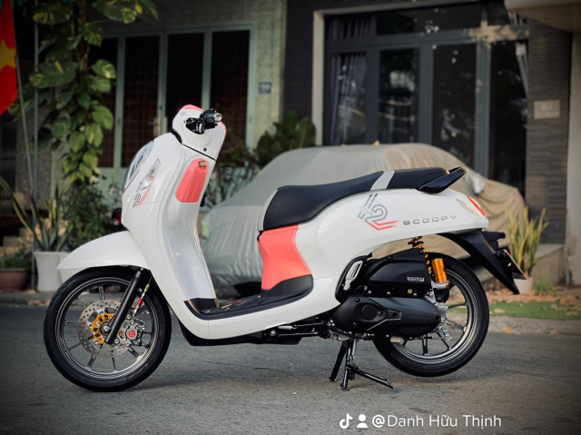 Scoopy 110 bien the cao hon voi dan mam CNC 14 inch - 3