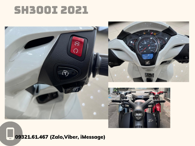 Honda Sh300i Italy 2021 1 chu mua moi toi gio Chay 4 ngan 799 km - 6