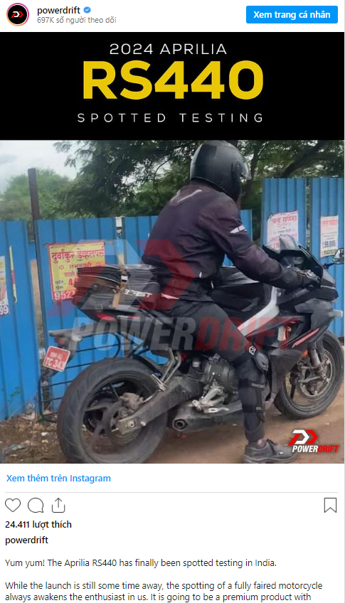 Lo dien Aprilia RS440 khi thu nghiem cung Moto Guzzi Stelvio - 5