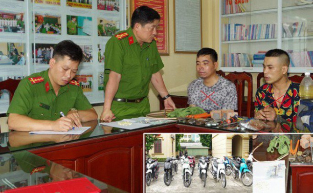 Bat nhom doi tuong gay ra 41 vu trom cap xe may lien tinh