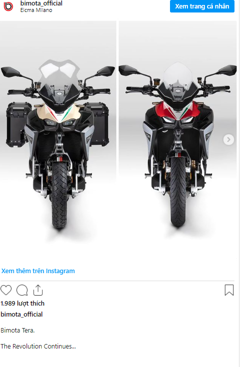 Bimota Tera ra mat mau Sporttouring trang bi dong co sieu nap cuc manh - 3